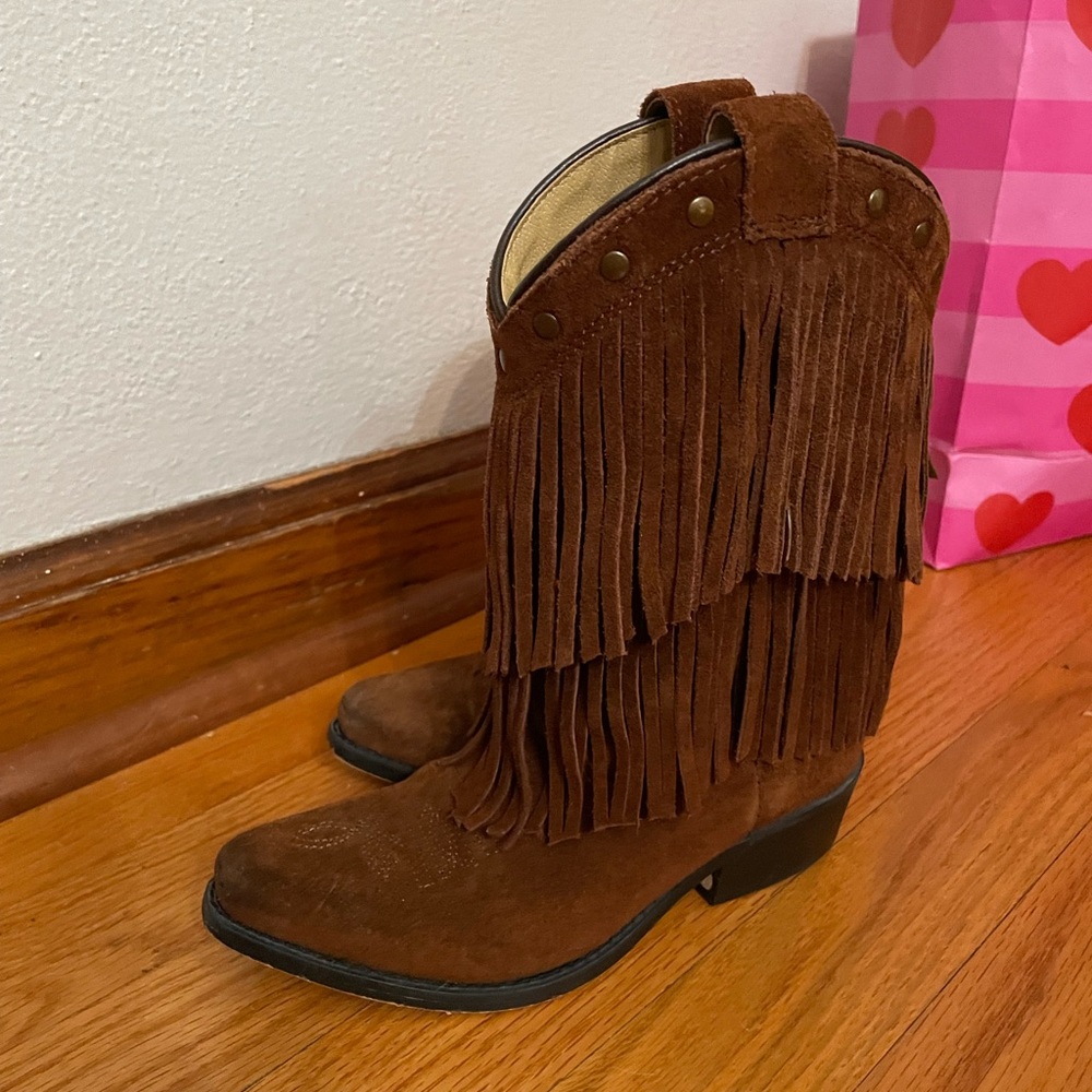 Smoky Mountain Fringe Boots size 13 - Picture 2 of 3